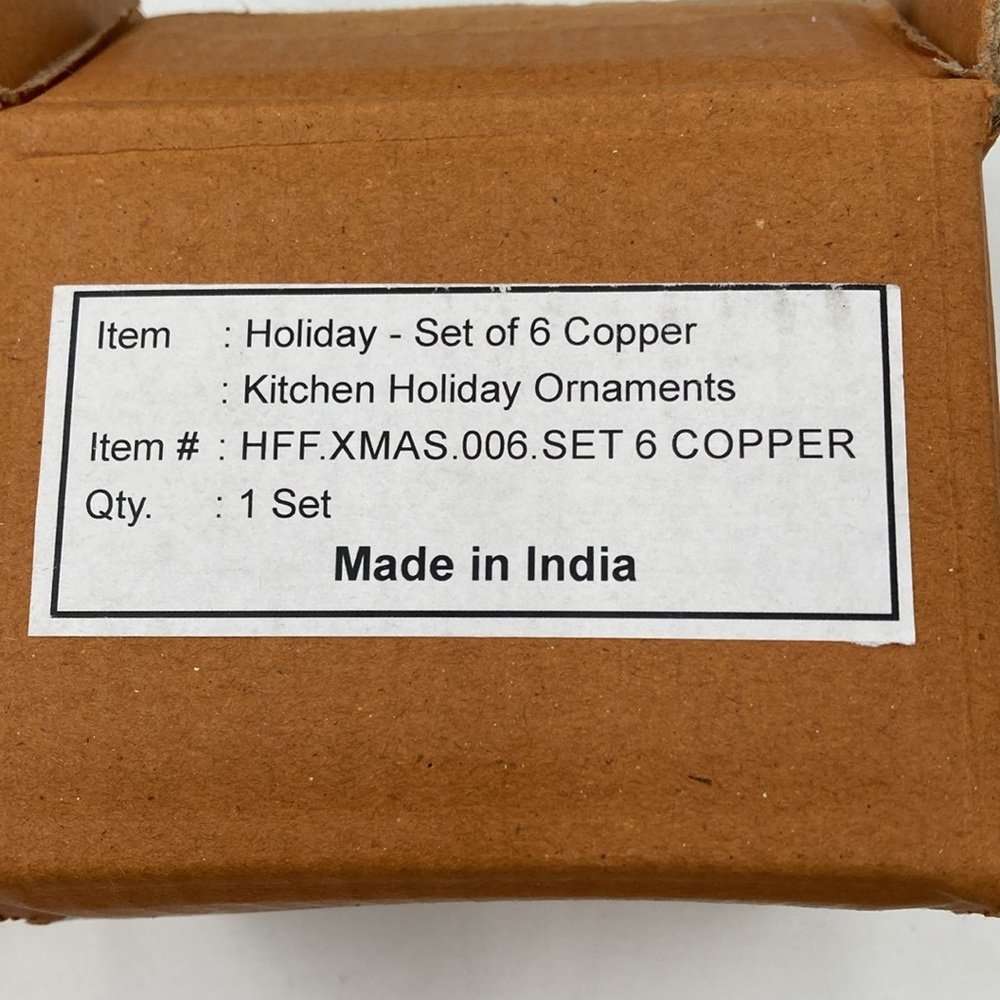 Miniature Copper Cookware Ornaments - Picture 6 of 7